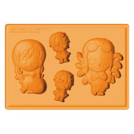 Kotobukiya x One Piece Silicone Ice Tray - Nami & Robin with Sanji New World Version