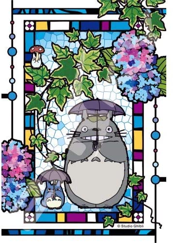 Ensky Art Crystal Jigsaw Puzzle 126 Pieces - My Neighbor Totoro Garden of Hydrangea (No.126-AC61)