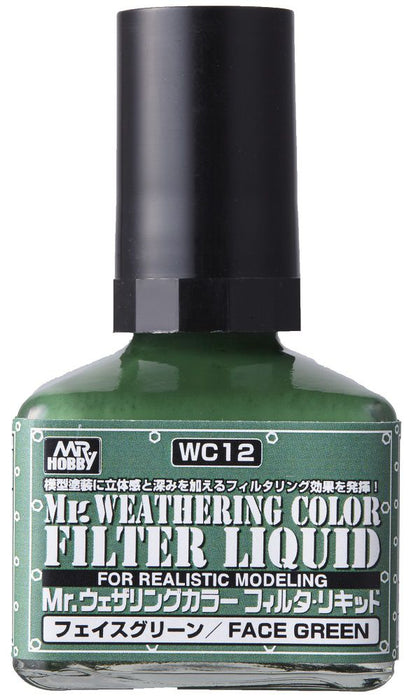 Mr.Weathering Color WC12 - Filter Liquid Green