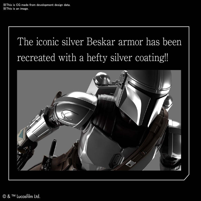 Star Wars 1/12 The Mandalorian (Beskar Armor) Silver Coating Ver.