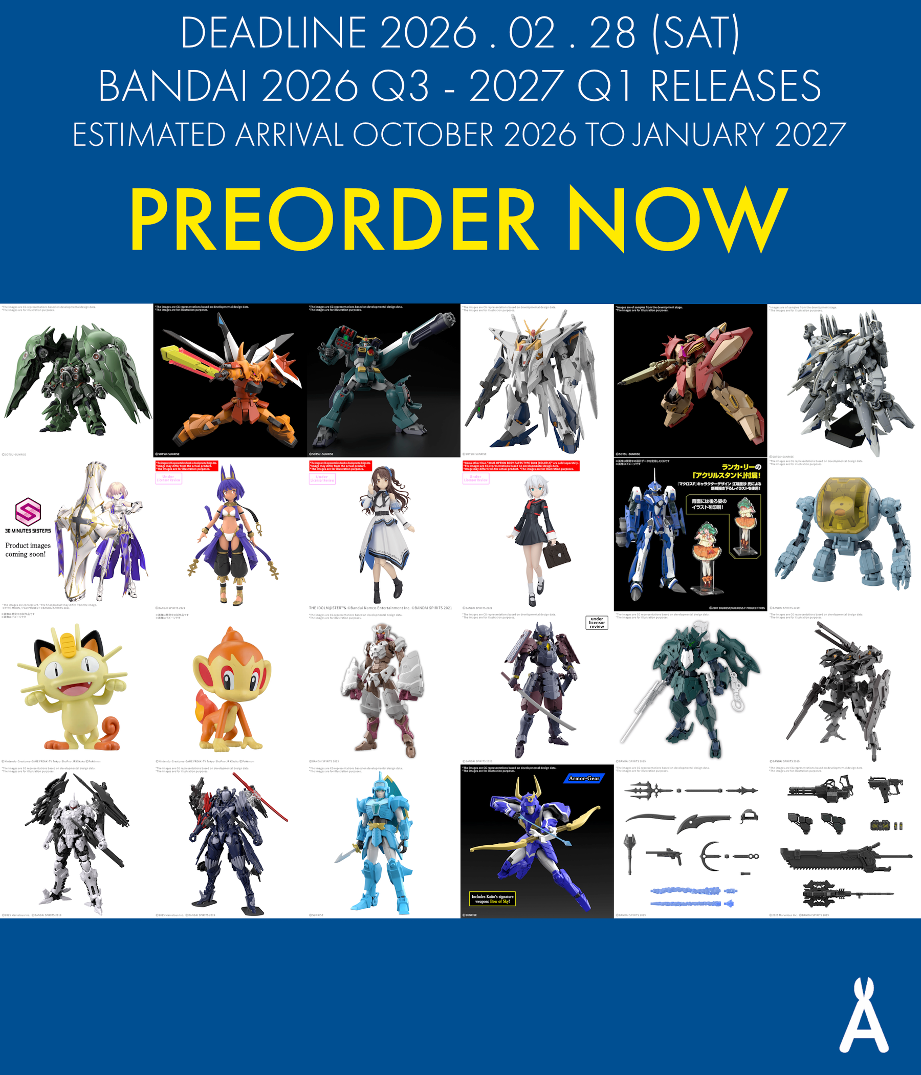 🚨 PREORDER ALERT! BRAND NEW BANDAI PRODUCTS