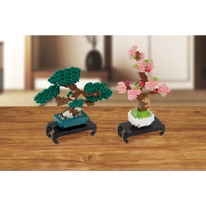 nanoblock Diorama Collection - Culture -  Bonsai Sakura (NBH-225)