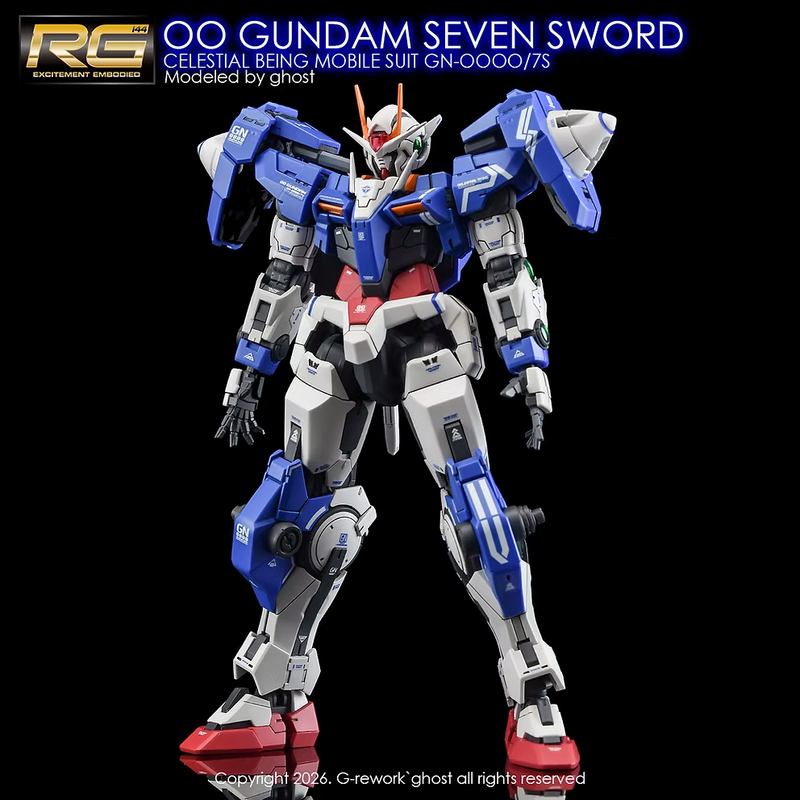 G-Rework Decal - RG GN-0000/7S 00 Gundam Seven Sword Use