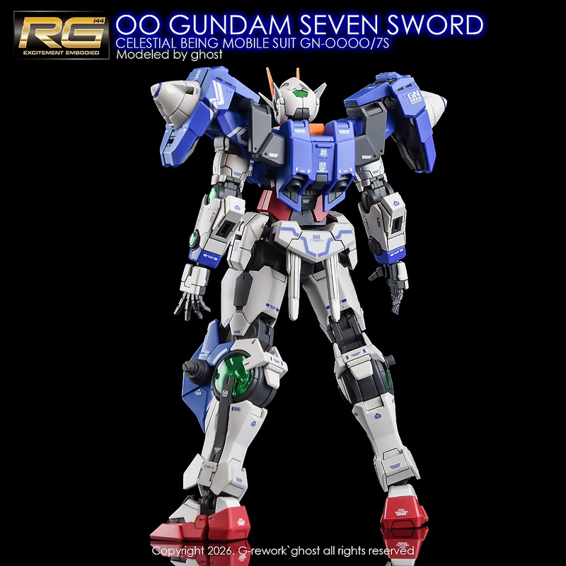 G-Rework Decal - RG GN-0000/7S 00 Gundam Seven Sword Use - Argama