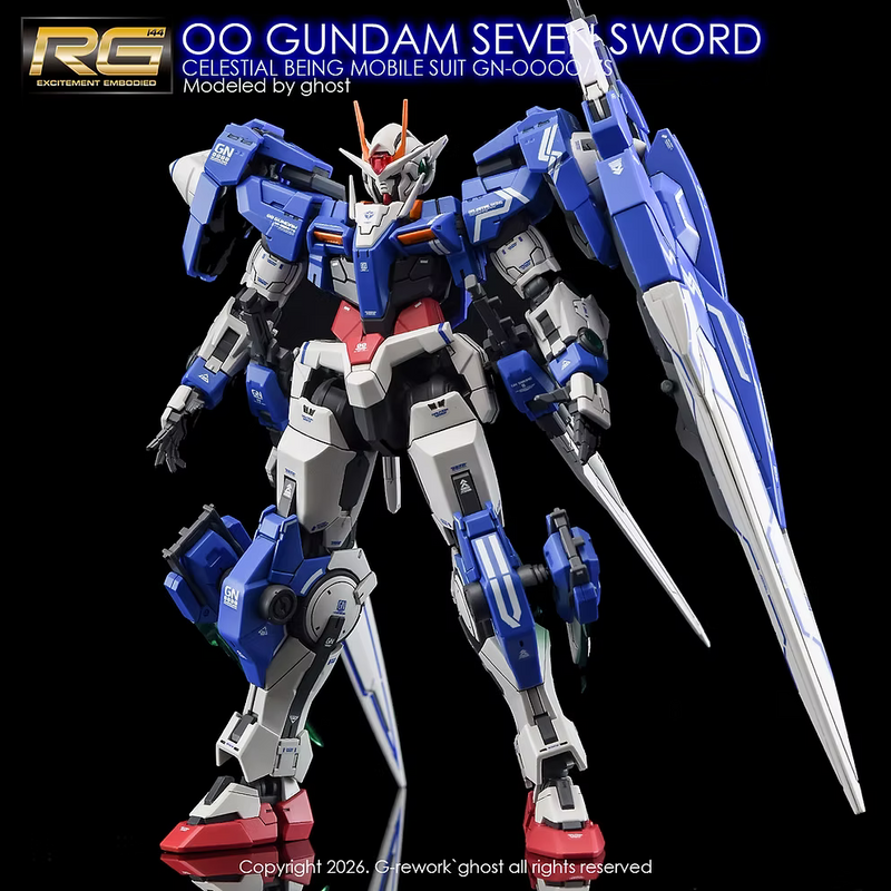 G-Rework Decal - RG GN-0000/7S 00 Gundam Seven Sword Use