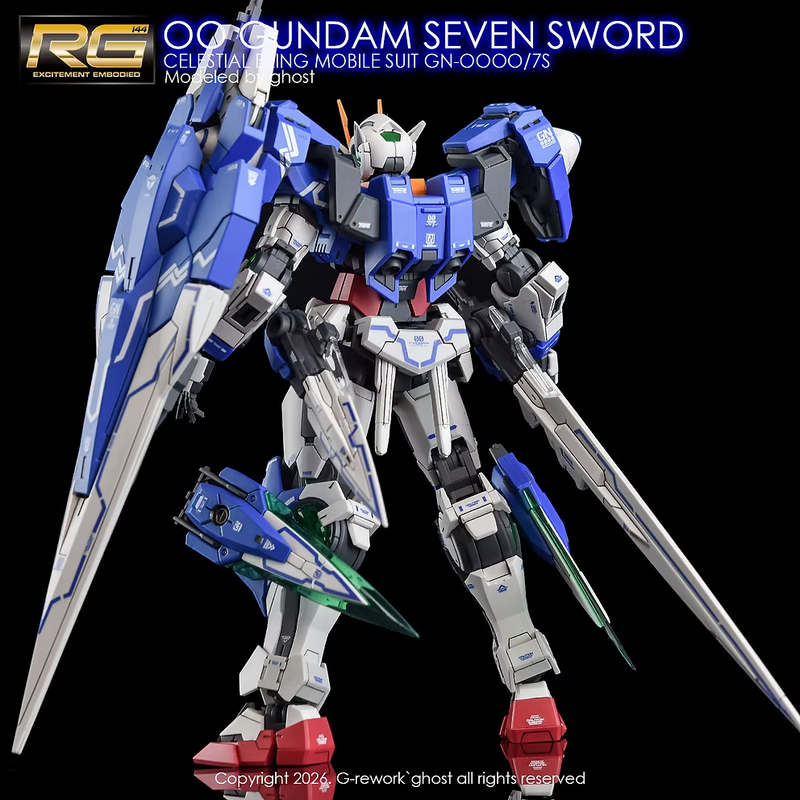 G-Rework Decal - RG GN-0000/7S 00 Gundam Seven Sword Use