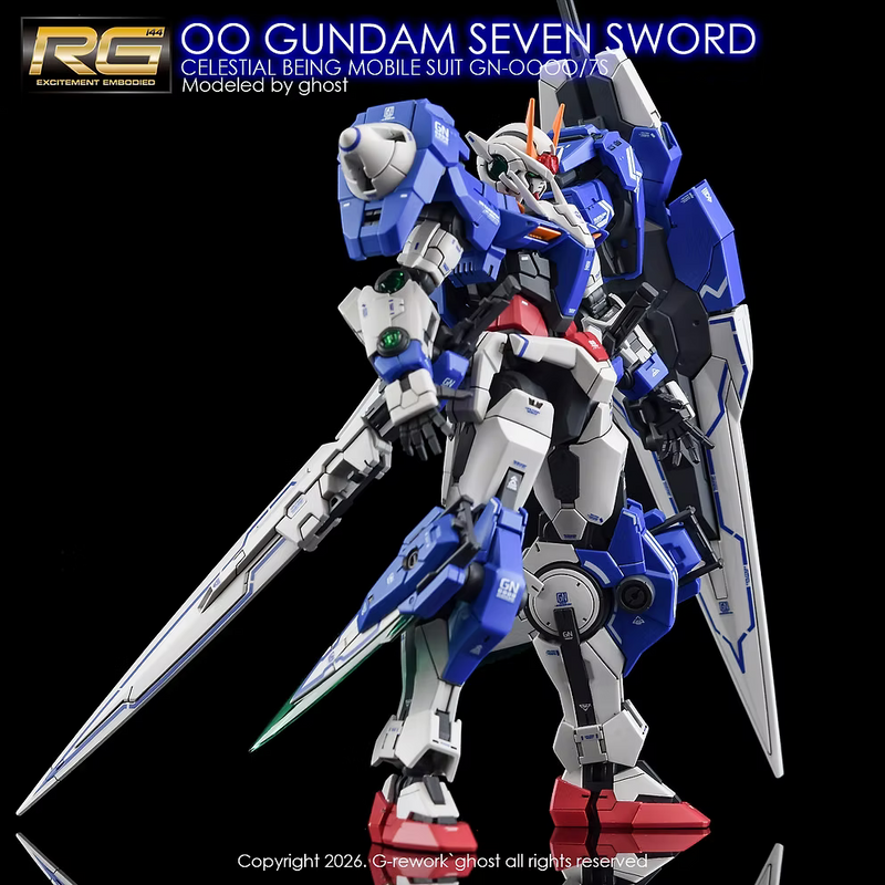 G-Rework Decal - RG GN-0000/7S 00 Gundam Seven Sword Use