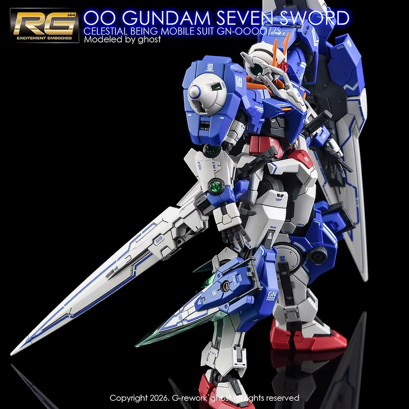 G-Rework Decal - RG GN-0000/7S 00 Gundam Seven Sword Use