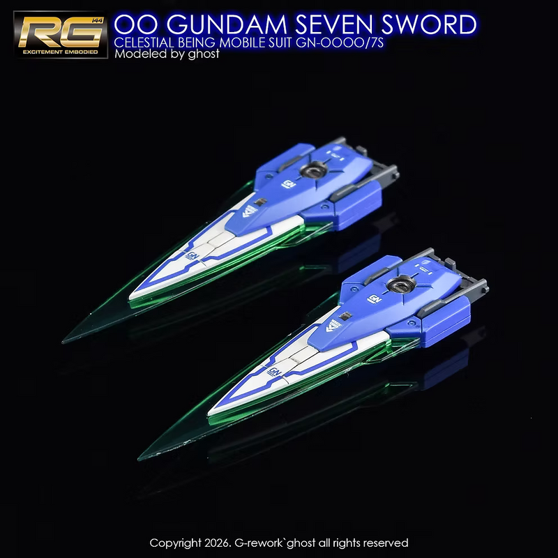 G-Rework Decal - RG GN-0000/7S 00 Gundam Seven Sword Use