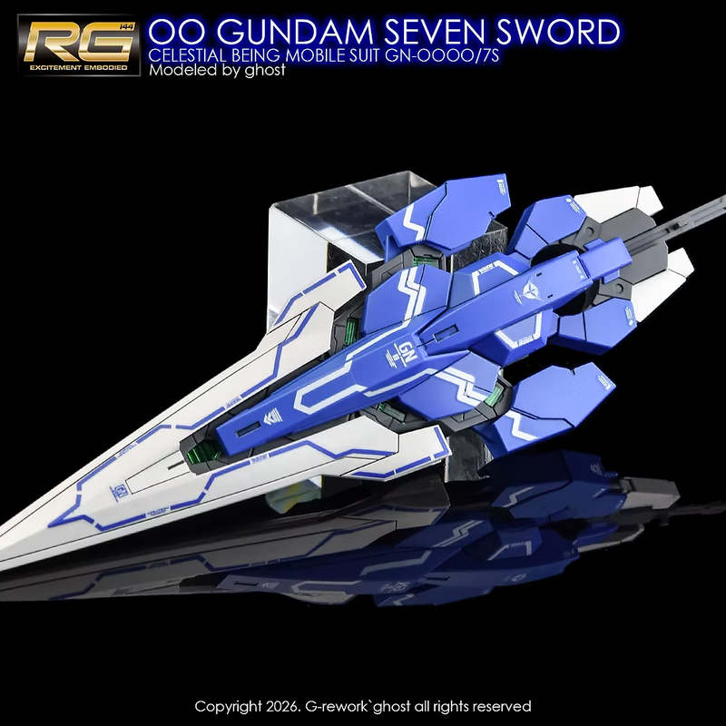 G-Rework Decal - RG GN-0000/7S 00 Gundam Seven Sword Use