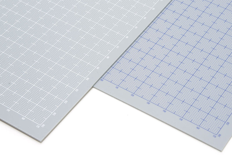 Wave Plastic Plate [Gray] with Scale (OM-401 to OM410)
