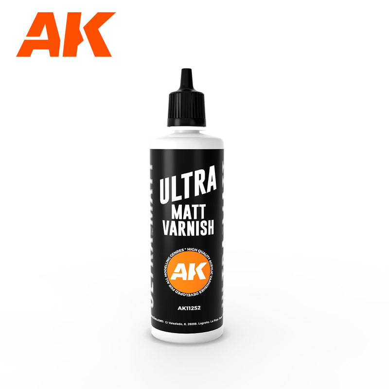 AK Interactive AK11252 3rd Gen Ultra Matt Varnish 100mL