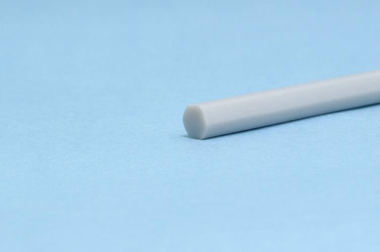 Wave Plastic Material Hexagonal Stick (1.0mm to 5.0mm) (OM371 to OM375)