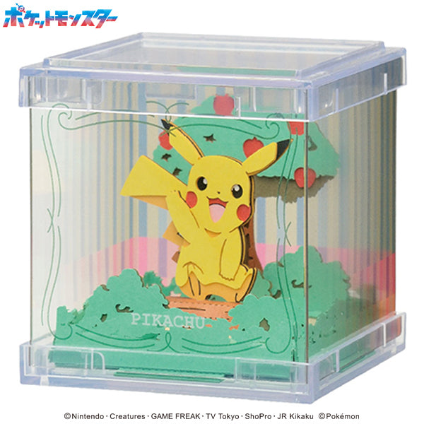 Paper Theater Cube - Pokemon - Pikachu - with Display Case (PTC-01)