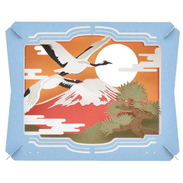 Paper Theater - Mount Fuji and Cranes (PT-324)
