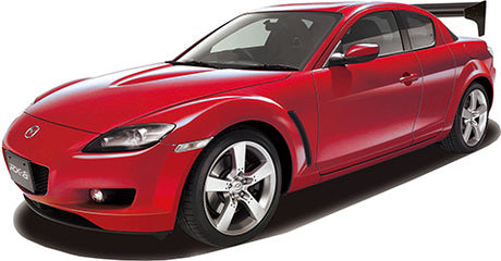 1/24 Mazda RX-8 Type S w/ GT Wing (Fujimi Inch-up Series ID-326)