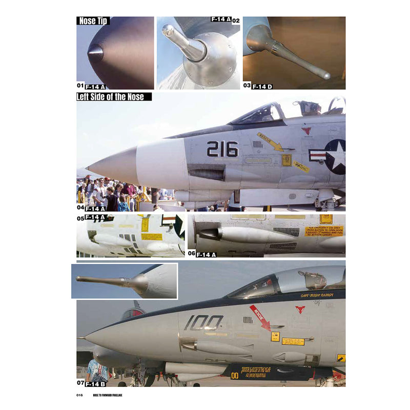 Model Art - World Fighters Photo Collection Series - F-14 Tomcat Detail Photo Album (English Ver.)