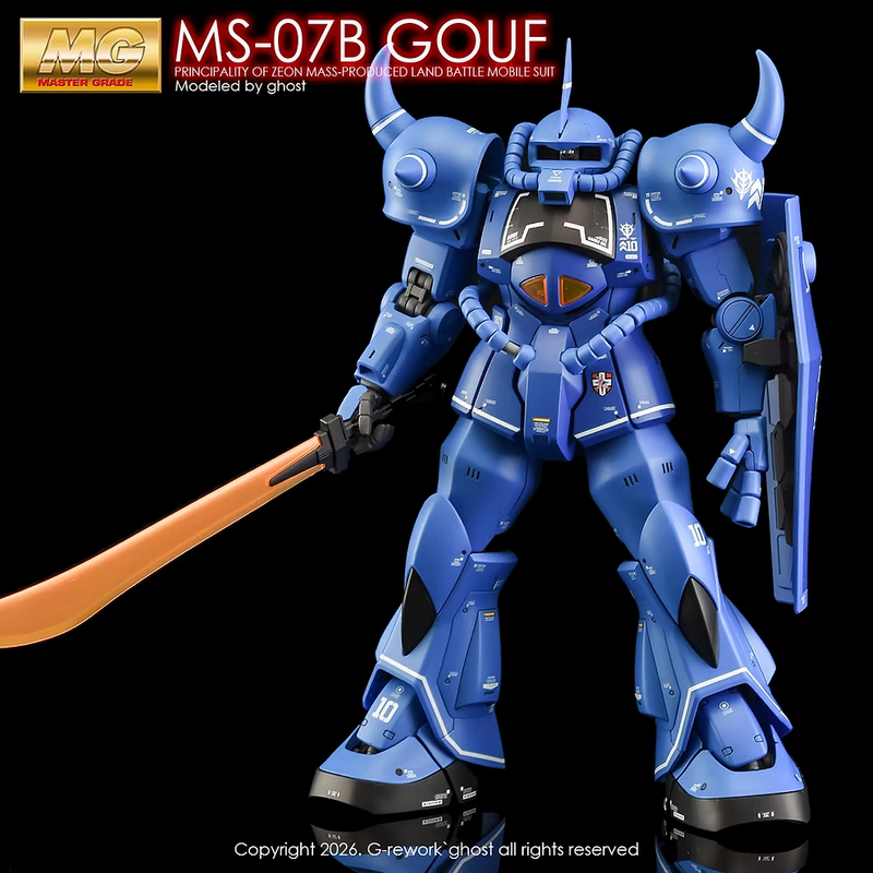 G-Rework Decal - MG MS-07B Gouf Use