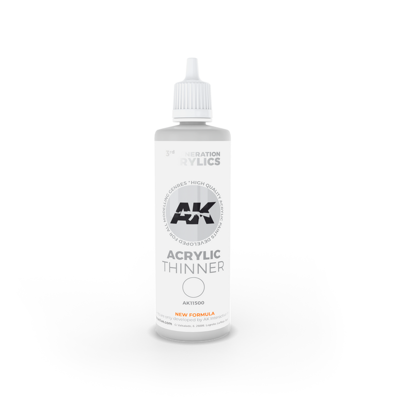 AK Interactive AK11500 3rd Gen Thinner 100mL