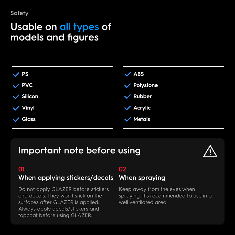 Gunprimer GLAZER Finishing Solution Bundle Set 01 (GZ-60-BS1)