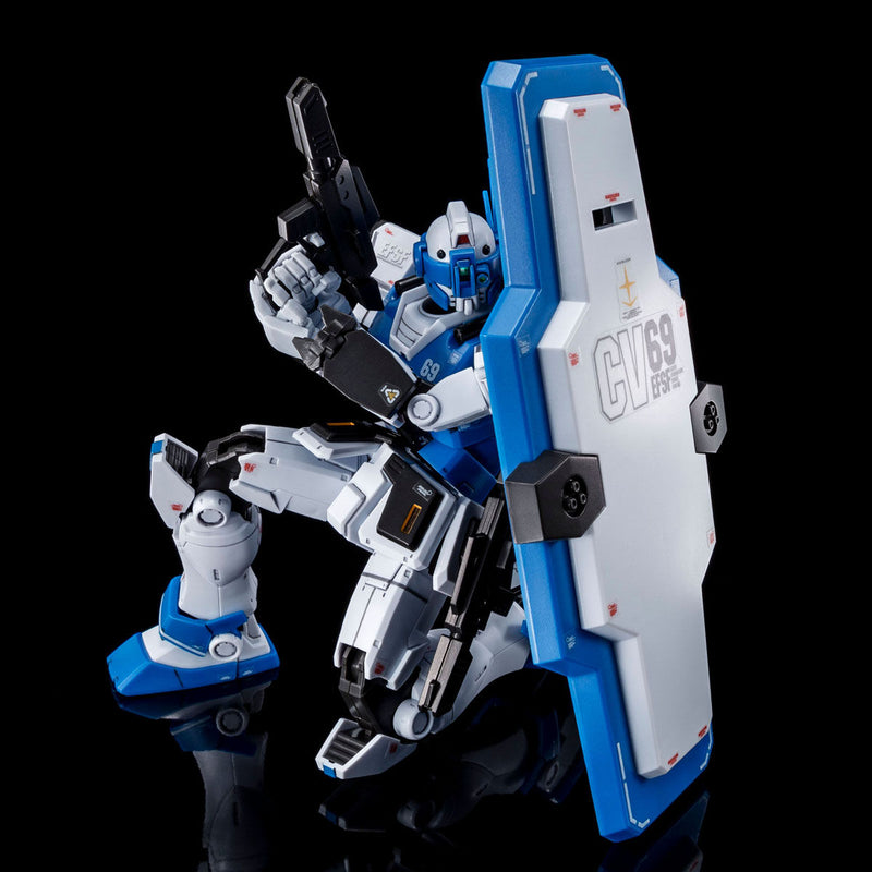 Premium Bandai High Grade (HG) Gundam The Origin 1/144 RGM-79HC GM Guard Custom (E-2 Beam Spray Gun Equipped)