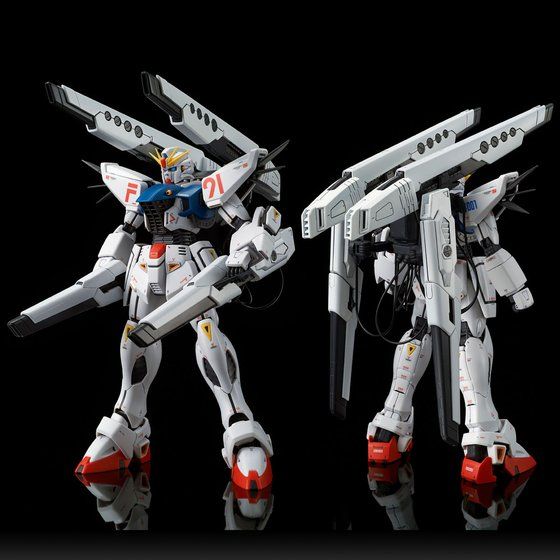 Premium Bandai Master Grade (MG) 1/100 F91 Gundam F91 Ver 2.0 Back Canon Type & Twin V.S.B.R. Set Up Type