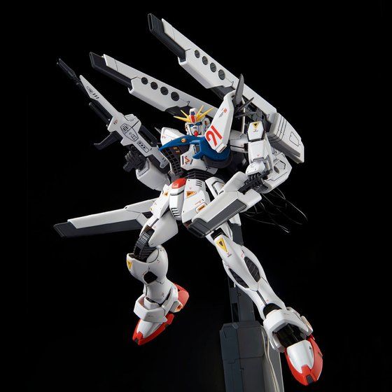 Premium Bandai Master Grade (MG) 1/100 F91 Gundam F91 Ver 2.0 Back Canon Type & Twin V.S.B.R. Set Up Type