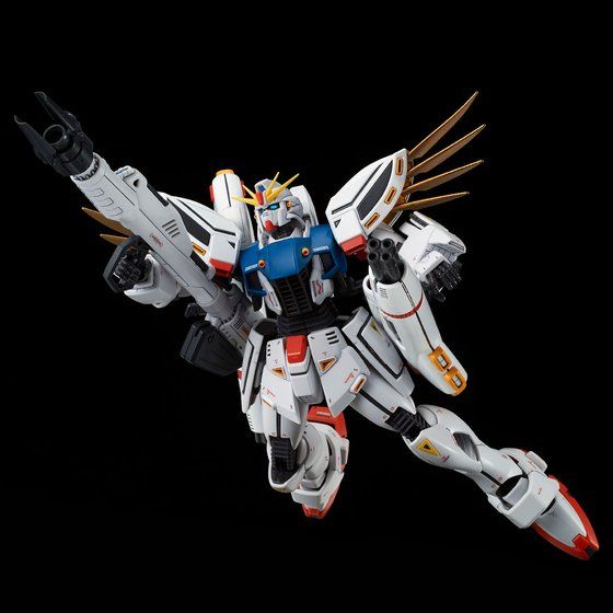 Premium Bandai Master Grade (MG) 1/100 F91 Gundam F91 Ver 2.0 Back Canon Type & Twin V.S.B.R. Set Up Type