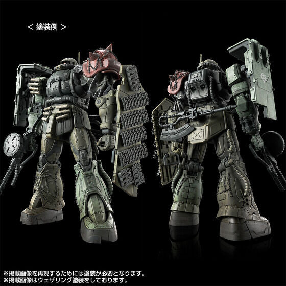 Premium Bandai High Grade (HG) 1/144 MS-06F Zaku II F Type LeSean &  MS-06 Zaku II (Unidentified Type) LeSean [RFV]
