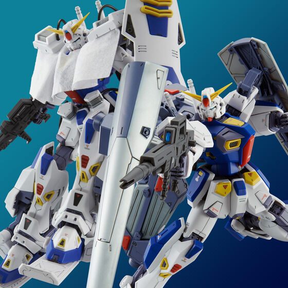 Premium Bandai Master Grade (MG) 1/100 Gundam F90 Mission Pack C Type and T Type