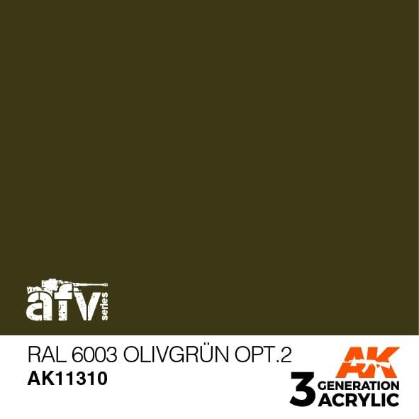 AK Interactive AK11310 3rd Gen Acrylic RAL 6003 Olivgrün opt.2 - AFV