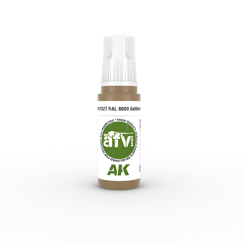 AK Interactive AK11327 3rd Gen Acrylic RAL 8000 Gelbbraun - AFV