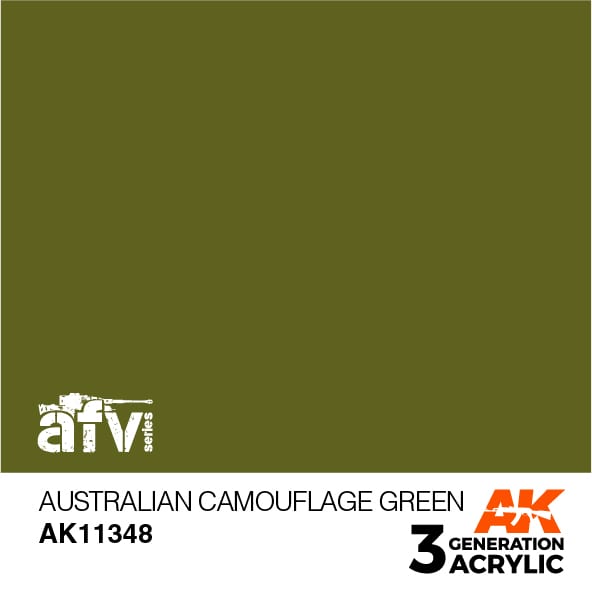 AK Interactive AK11348 3rd Gen Acrylic Australian Camouflage Green - AFV