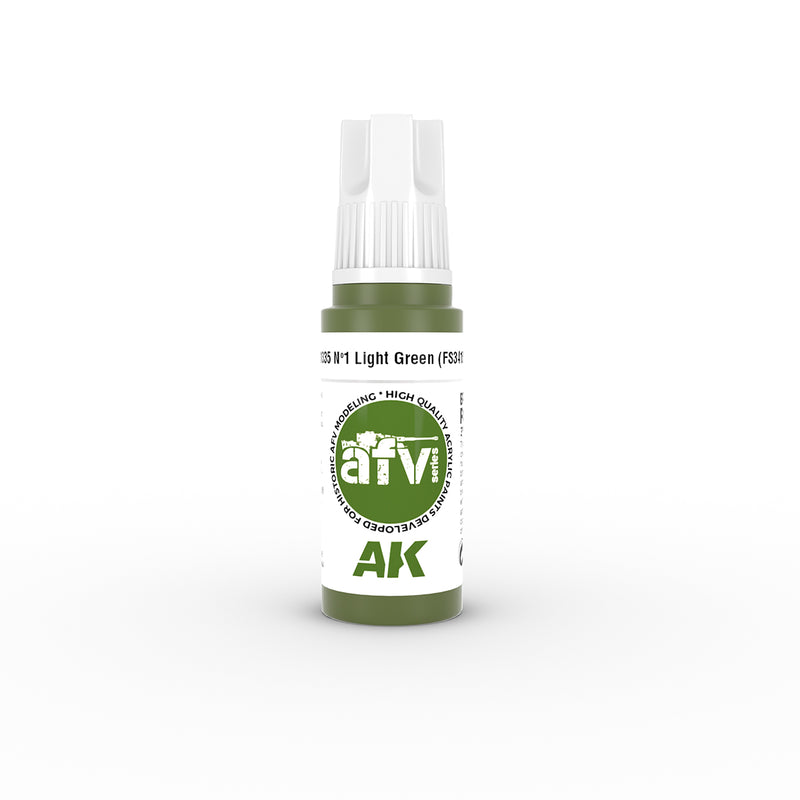 AK Interactive AK11355 3rd Gen Acrylic IDF Green - AFV
