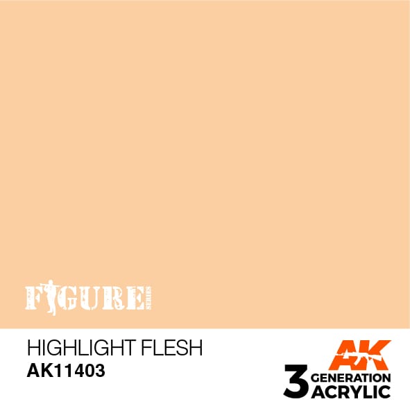 AK Interactive 3GEN Acrylic FIGURE - AK11403 Highlight Flesh