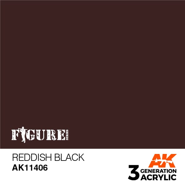 AK Interactive 3GEN Acrylic FIGURE - AK11406 Reddish Black