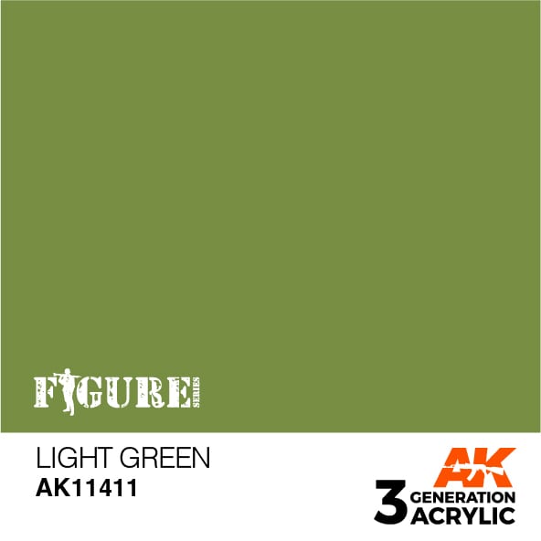 AK Interactive 3GEN Acrylic FIGURE - AK11411 Light Green