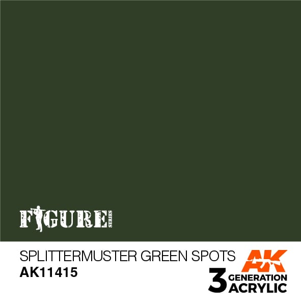 AK Interactive 3GEN Acrylic FIGURE - AK11415 Splittermuster Green Spots