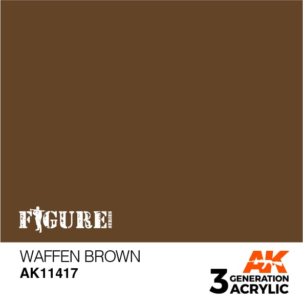 AK Interactive 3GEN Acrylic FIGURE - AK11417 Waffen Brown