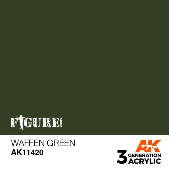 AK Interactive 3GEN Acrylic FIGURE - AK11420 Waffen Green