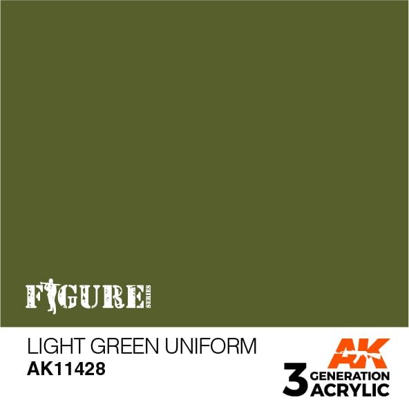 AK Interactive 3GEN Acrylic FIGURE - AK11428 Light Green Uniform