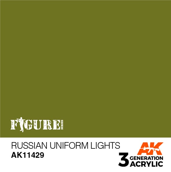 AK Interactive 3GEN Acrylic FIGURE - AK11429 Russian Uniform Lights