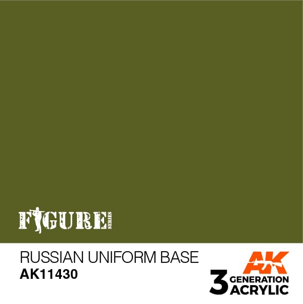 AK Interactive 3GEN Acrylic FIGURE - AK11430 Russian Uniform Base