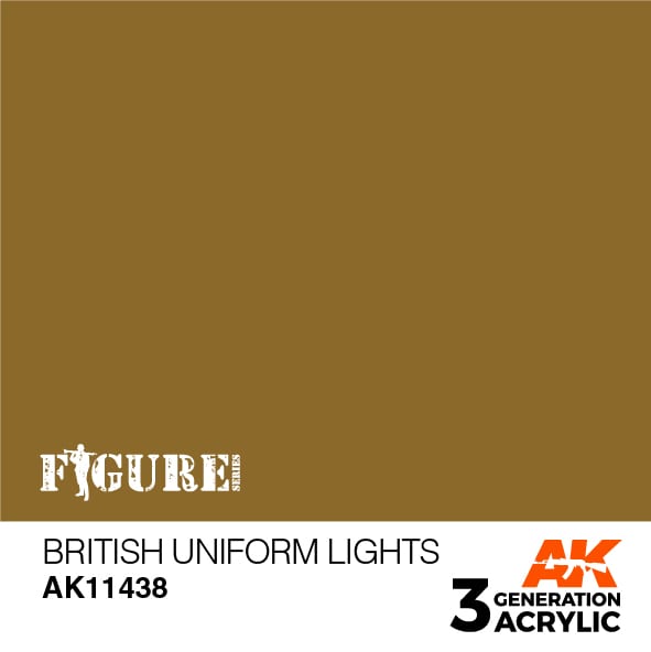 AK Interactive 3GEN Acrylic FIGURE - AK11438 British Uniform Lights