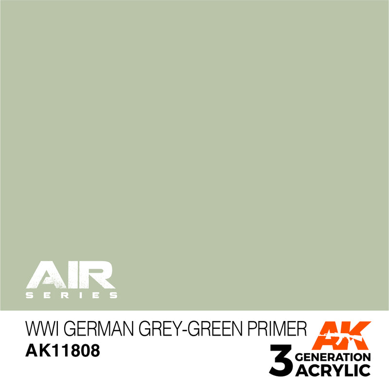 AK Interactive 3GEN Acrylic AIR - AK11808 WWI German Grey-Green Primer