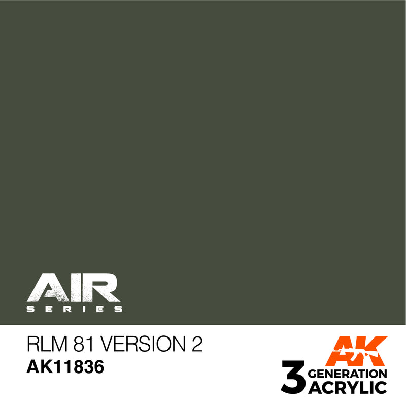 AK Interactive 3GEN Acrylic AIR - AK11836 RLM 81 Version 2