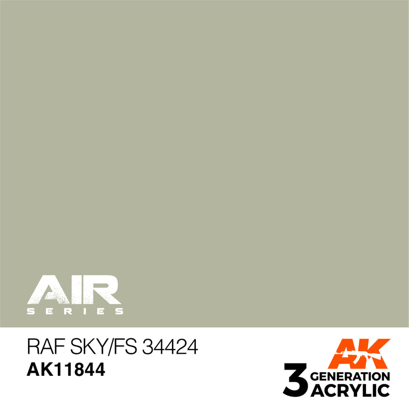 AK Interactive 3GEN Acrylic AIR - AK11844 RAF Sky / FS 34424
