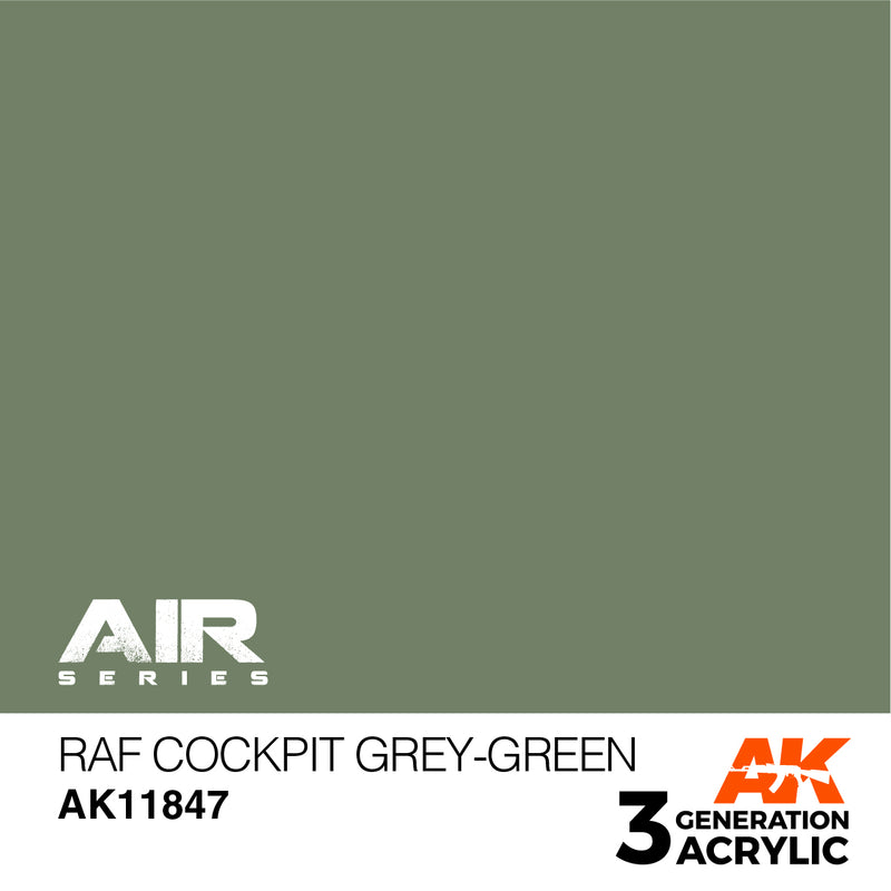 AK Interactive 3GEN Acrylic AIR - AK11847 RAF Cockpit Grey-Green