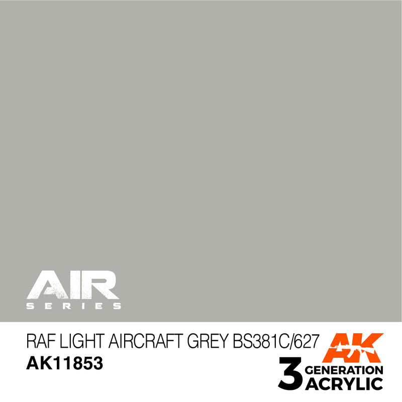 AK Interactive 3GEN Acrylic AIR - AK11853 RAF Light Aircraft Grey BS381C/627