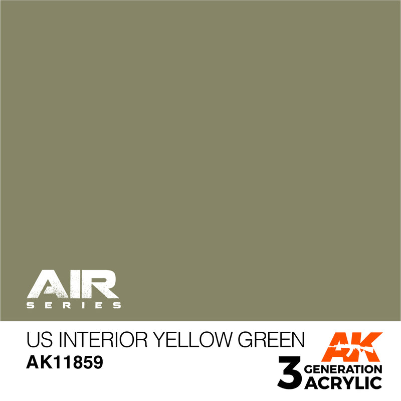 AK Interactive 3GEN Acrylic AIR - AK11859 US Interior Yellow Green
